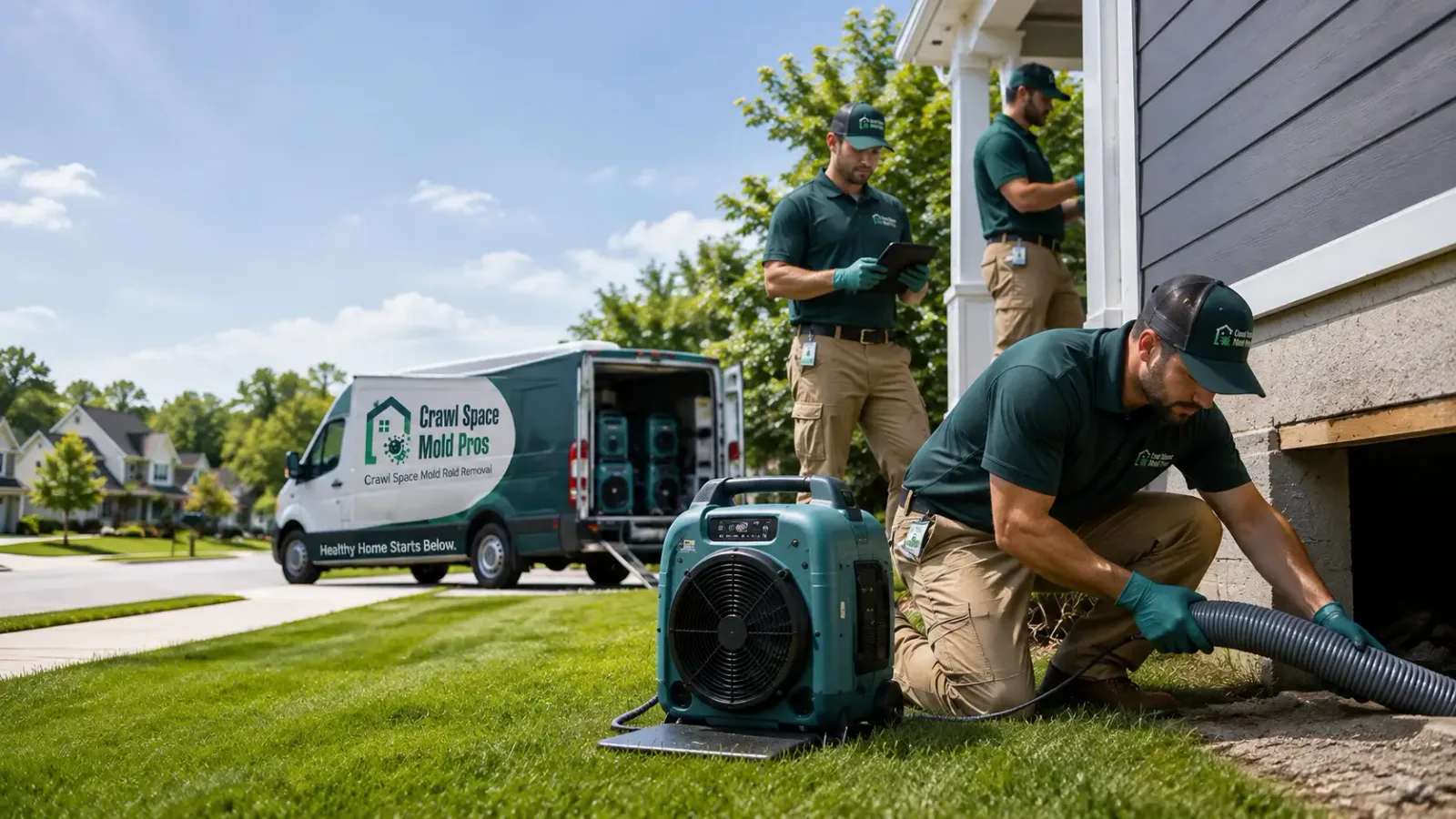 Crawl Space Mold Removal in Fulton, MD